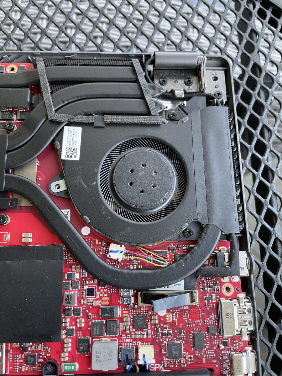 Asus ROG Zephyrus G14 — po vyčistění a přepastování