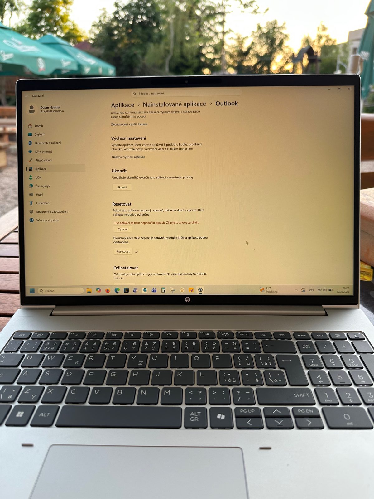 HP ProBook 450 G1 — upgrade na Microsoft 365