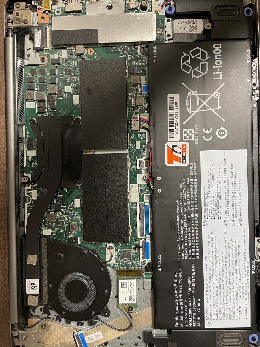Lenovo IdeaPad 530S — vyčistěný chladič